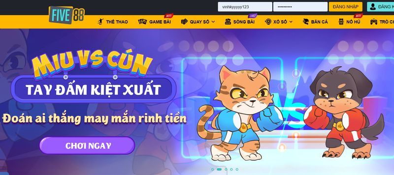 Hướng dẫn chi tiết từng bước cách đăng nhập Five88