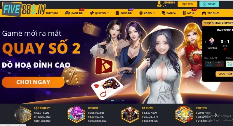 Tiền hoa hồng cao khi làm đại lý Five88